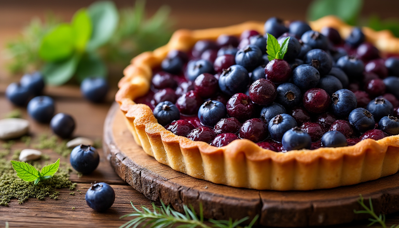 découvrez la recette authentique de la tarte aux brimbelles, un dessert traditionnel des vosges à base de myrtilles sauvages. facile à préparer, savourez ce classique sucré et parfumé, parfait pour régaler vos invités !